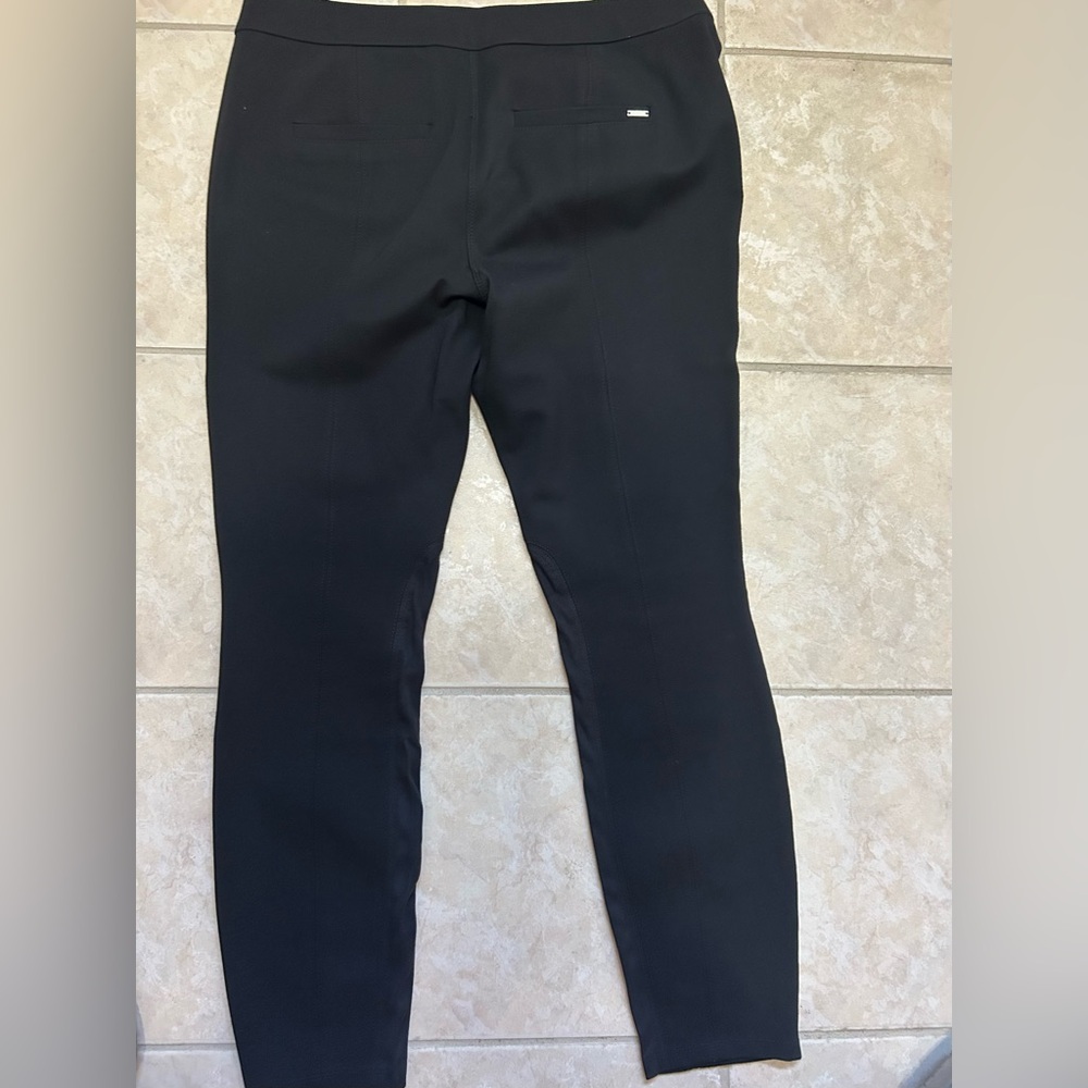 White House Black Market  Black leggings Pants with stretch skinny leg large